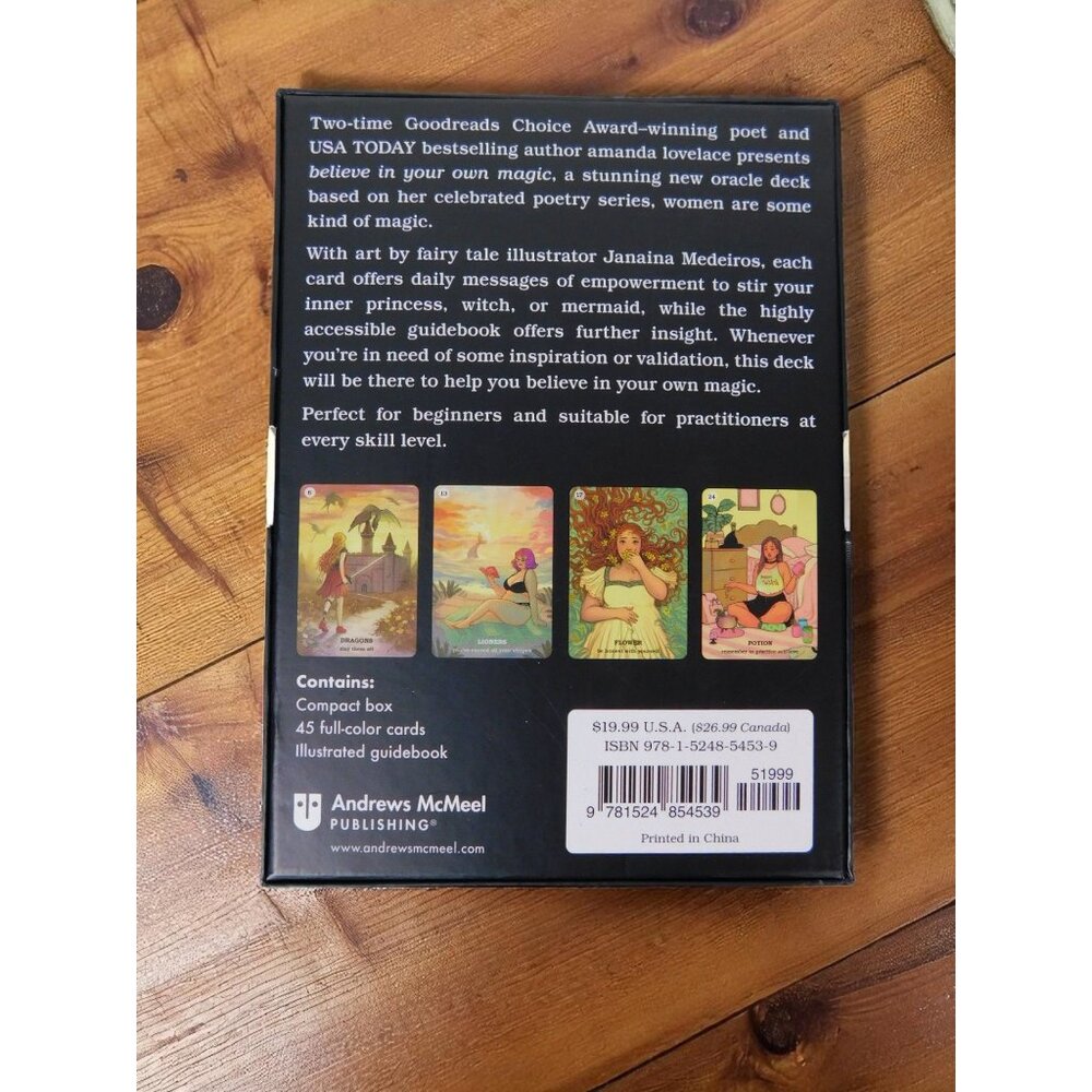 Believe In Your Own Magic Oracle Deck By Amanda Lovelace - Picture 5 of 11